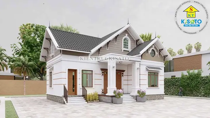 Phối Cảnh 3d Mẫu Nhà Vườn Đẹp