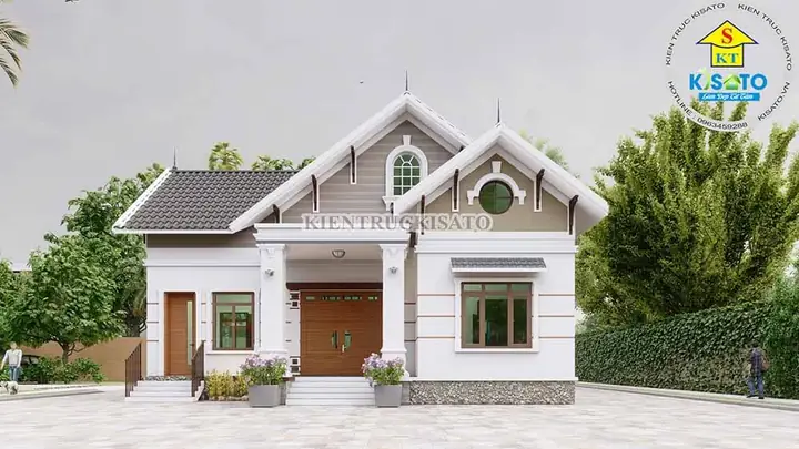 Phối Cảnh 3d Mẫu Nhà Vườn Đẹp