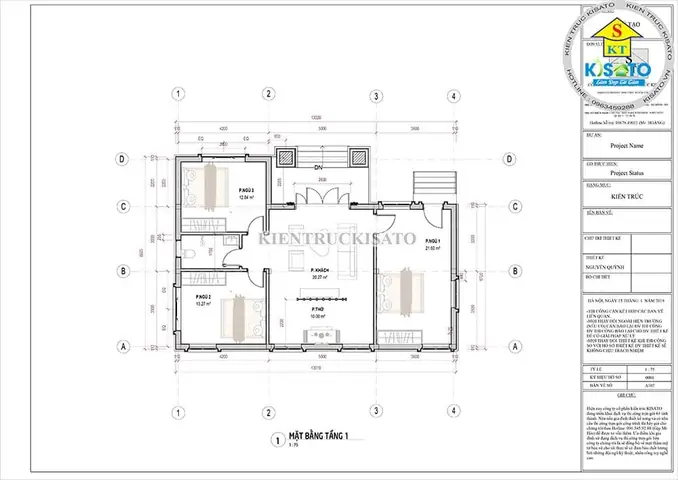 Mặt Bằng Thiết Kế Mẫu Nhà Vườn Đẹp
