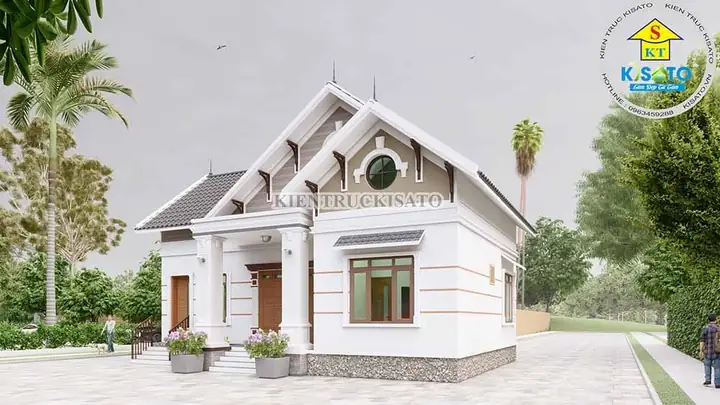 Phối Cảnh 3d Mẫu Nhà Vườn Đẹp