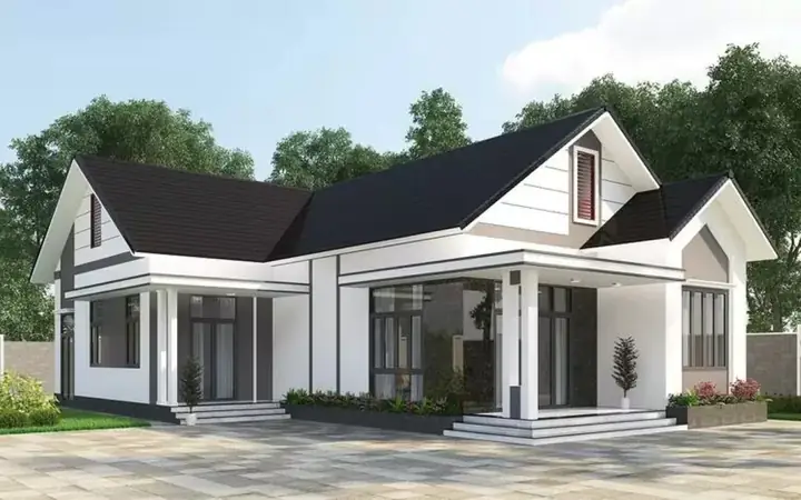 Mẫu Nhà Cấp 4 Chữ L Mái Tôn Mẫu Nhà Cấp 4 Chữ L Mái Tôn