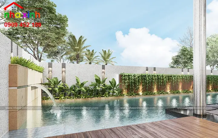 Biệt Thự Nhà Vườn 4 Tầng Có Hồ Bơi