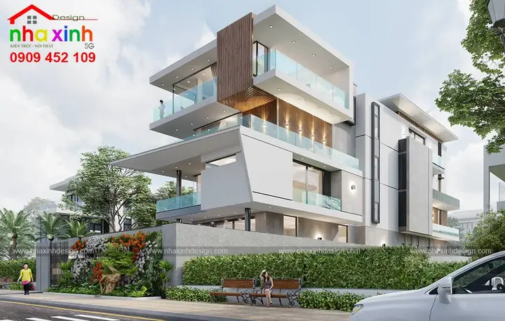 Biệt Thự Nhà Vườn 4 Tầng Có Hồ Bơi