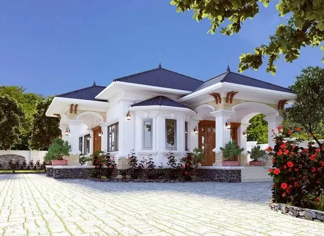 Mẫu Nhà Cấp 4 Mái Nhật 4 Phòng Ngủ Có Sân Vườn Mẫu Nhà Cấp 4 Mái Nhật 4 Phòng Ngủ Có Sân Vườn