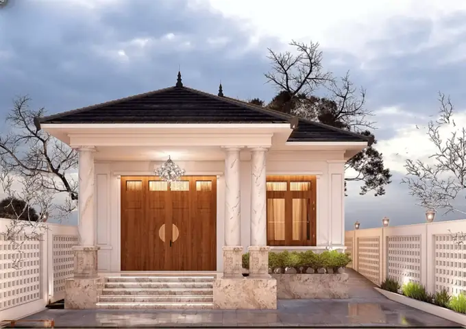 Mẫu Nhà Mái Nhật 1 Tầng 4 Phòng Ngủ Hiện Đại Mẫu Nhà Mái Nhật 1 Tầng 4 Phòng Ngủ Hiện Đại