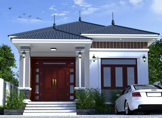 Mẫu Nhà Cấp 4 Mái Nhật 4 Phòng Ngủ 400 Triệu Mẫu Nhà Cấp 4 Mái Nhật 4 Phòng Ngủ 400 Triệu