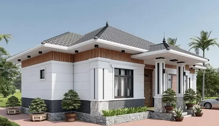 Mẫu Nhà Cấp 4 Mái Nhật 4 Phòng Ngủ 500 Triệu Mẫu Nhà Cấp 4 Mái Nhật 4 Phòng Ngủ 500 Triệu