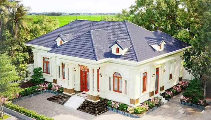 Mẫu Nhà Mái Nhật 1 Tầng 4 Phòng Ngủ Hiện Đại Mẫu Nhà Mái Nhật 1 Tầng 4 Phòng Ngủ Hiện Đại