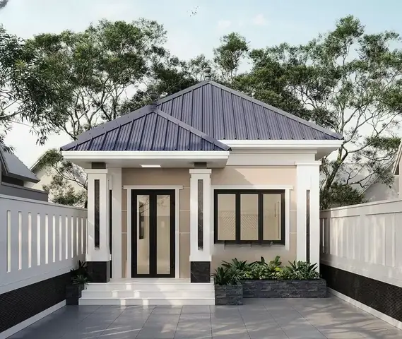 Mẫu Nhà Cấp 4 Mái Nhật 4 Phòng Ngủ 400 Triệu Mẫu Nhà Cấp 4 Mái Nhật 4 Phòng Ngủ 400 Triệu