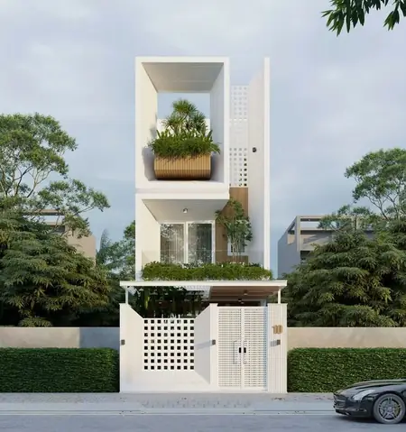 Mẫu Nhà Ngang 4m Dài 15m 28