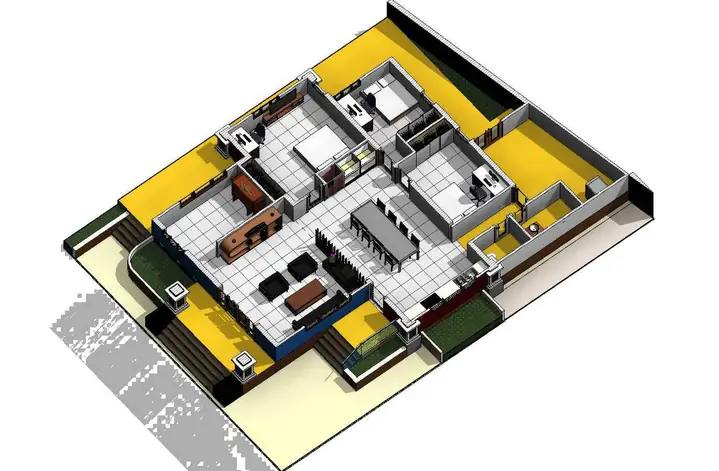 Mặt Bằng Công Năng Của Nhà Cấp 4 Đẹp Này