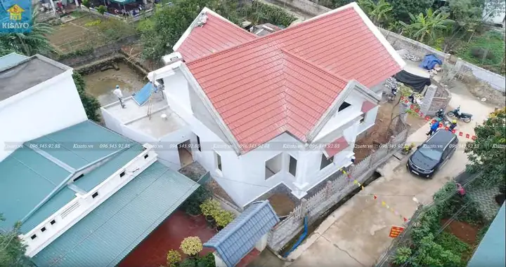 Thực Tế Thi Công Mẫu Nhà Vườn Cấp 4 Đẹp