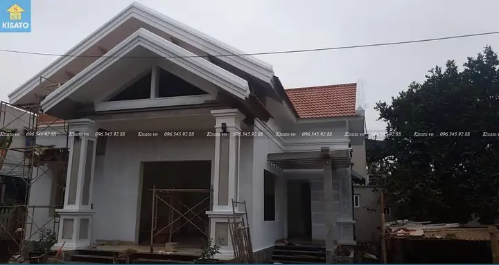 Thực Tế Thi Công Mẫu Nhà Vườn Cấp 4 Đẹp