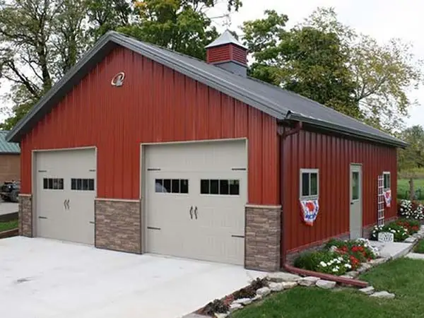 Những Mẫu Nhà Cấp 4 Khung Sắt Mái Tôn