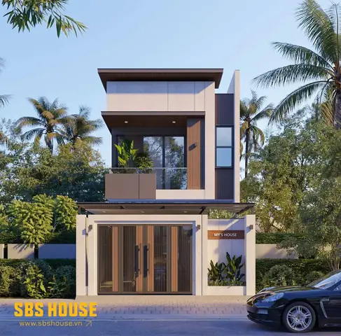 Mẫu Thiết Kế Nhà Mặt Tiền 6mx25m Đẹp