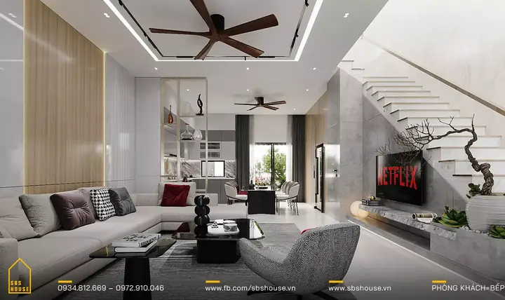 10. Mẫu Nhà Đẹp Mặt Tiền 6m