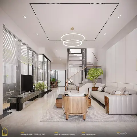 Mẫu Thiết Kế Nhà Mặt Tiền 6m Lô Góc