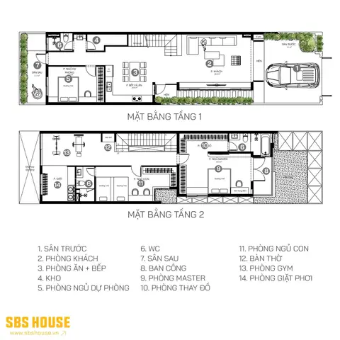 Mẫu Thiết Kế Nhà Mặt Tiền 6mx25m Đẹp