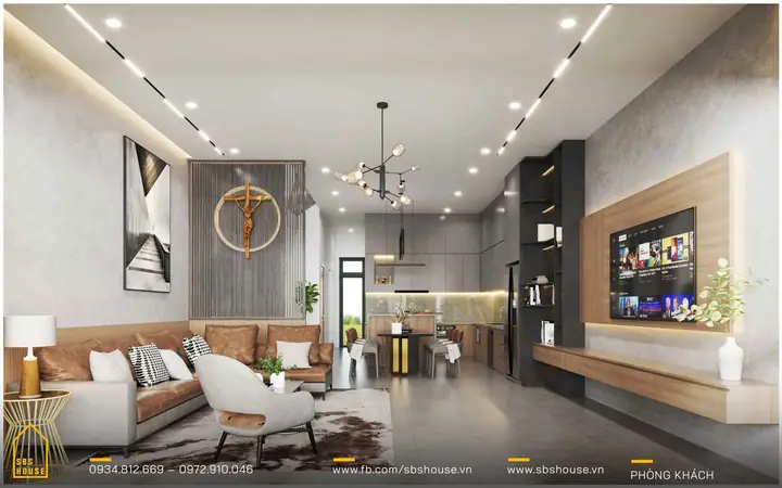 Mẫu Thiết Kế Nhà Mặt Tiền 6m Dài 18m