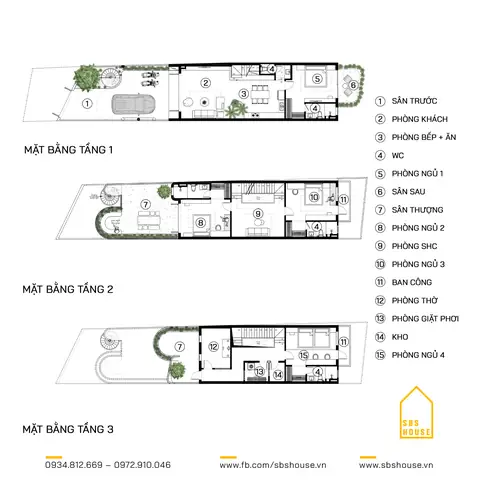 Mẫu Thiết Kế Nhà Mặt Tiền 6m Có Gara