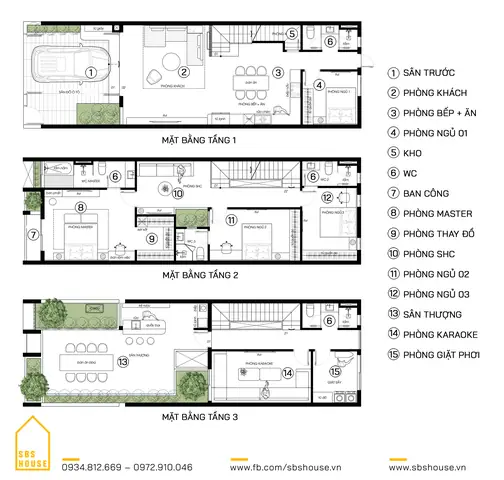 Mẫu Thiết Kế Nhà Mặt Tiền 6m Dài 18m