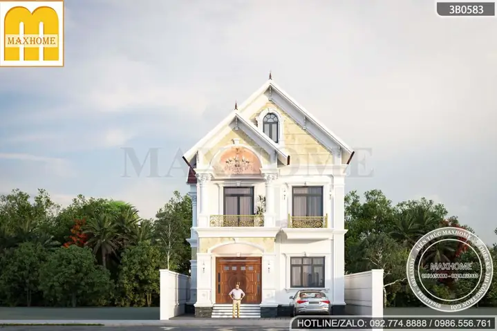 Top Những Mẫu Nhà 2 Tầng Mái Thái Tân Cổ Điển Mặt Tiền 7m Đẹp Nhất Năm 2025 Top Những Mẫu Nhà 2 Tầng Mái Thái Tân Cổ Điển Mặt Tiền 7m Đẹp Nhất Năm 2025