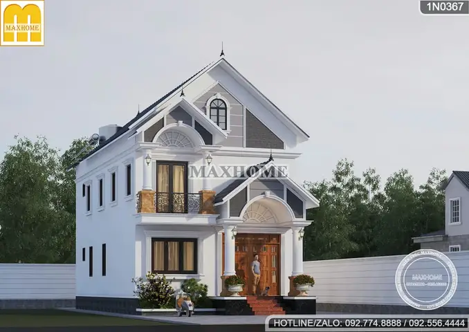 Top Những Mẫu Nhà 2 Tầng Mái Thái Tân Cổ Điển Mặt Tiền 7m Đẹp Nhất Năm 2025 Top Những Mẫu Nhà 2 Tầng Mái Thái Tân Cổ Điển Mặt Tiền 7m Đẹp Nhất Năm 2025