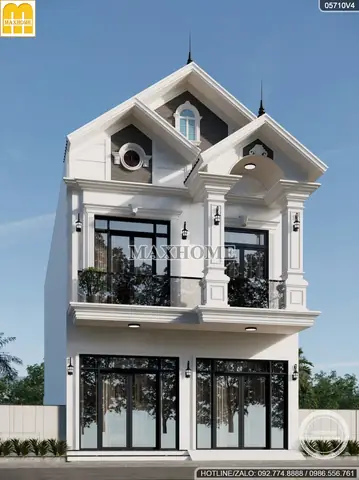 Top Những Mẫu Nhà 2 Tầng Mái Thái Tân Cổ Điển Mặt Tiền 7m Đẹp Nhất Năm 2025 Top Những Mẫu Nhà 2 Tầng Mái Thái Tân Cổ Điển Mặt Tiền 7m Đẹp Nhất Năm 2025