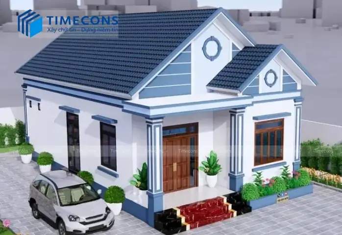 Nhà Ống 1 Tầng 3 Phòng Ngủ Có Sân Vườn