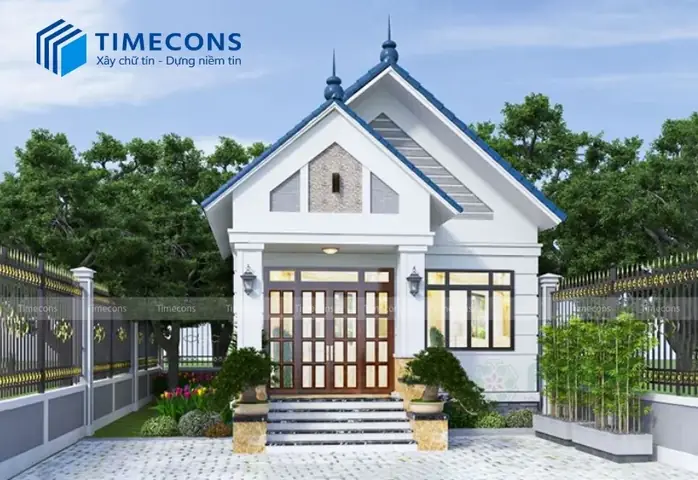 Thiết Kế Nhà Ống 1 Tầng 3 Phòng Ngủ Phong Cách Hiện Đại