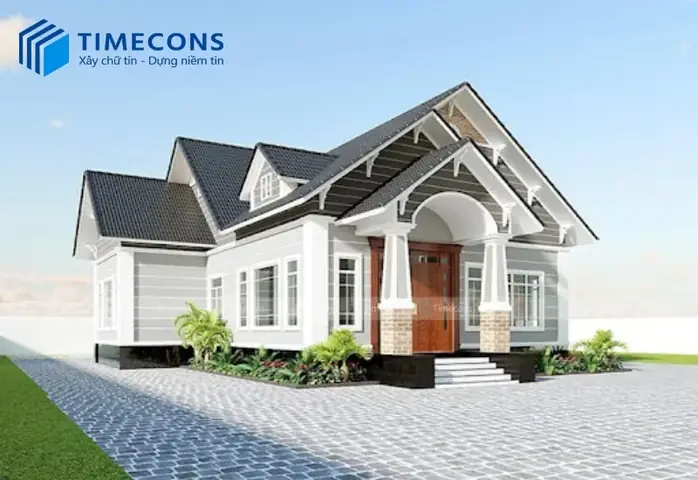 Nhà Ống 1 Tầng 3 Phòng Ngủ Chữ L