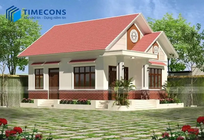 Nhà Ống 1 Tầng 3 Phòng Ngủ Có Sân Vườn