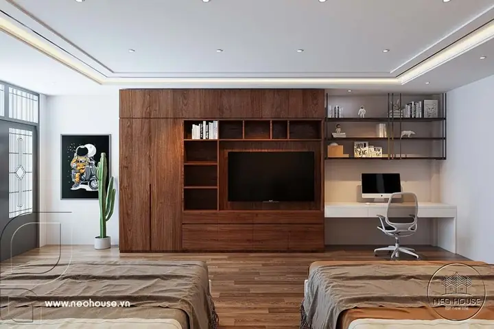 Mẫu Thiết Kế Nội Thất Nhà Ống 2 Tầng 80m2