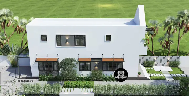 Mẫu Thiết Kế Nhà Ống 2 Tầng 80m2 Hiện Đại