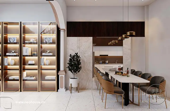 Mẫu Thiết Kế Nội Thất Nhà Ống 2 Tầng 80m2