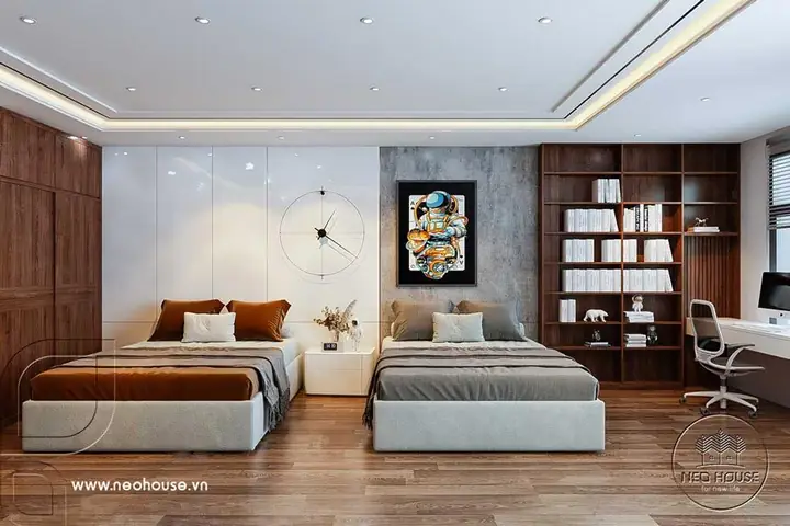 Mẫu Thiết Kế Nội Thất Nhà Ống 2 Tầng 80m2