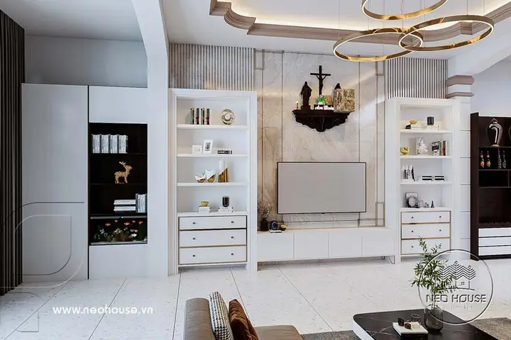 Mẫu Thiết Kế Nội Thất Nhà Ống 2 Tầng 80m2