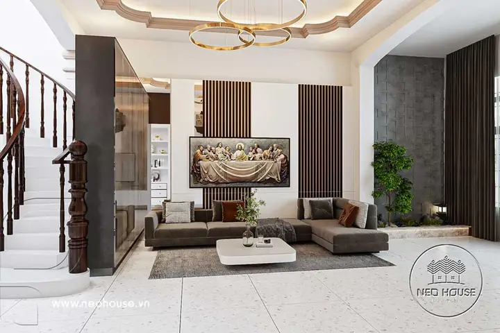 Mẫu Thiết Kế Nội Thất Nhà Ống 2 Tầng 80m2