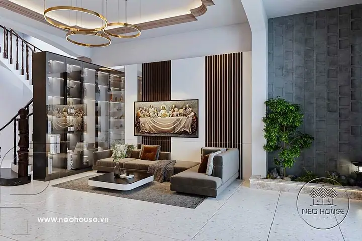 Mẫu Thiết Kế Nội Thất Nhà Ống 2 Tầng 80m2