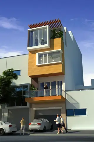 Mẫu Nhà Ống 1 Trệt 1 Lầu Mặt Tiền Đơn Giản Nhưng Đầy Thanh Lịch Mẫu Nhà Ống 1 Trệt 1 Lầu Mặt Tiền Đơn Giản Nhưng Đầy Thanh Lịch