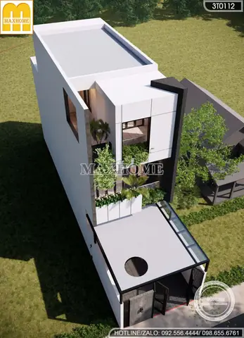 Mẫu Nhà Ống Ngang 5m