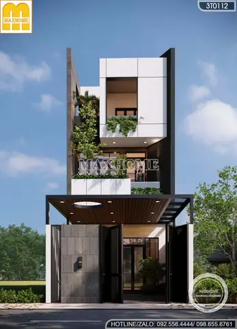 Mẫu Nhà Ống Ngang 5m