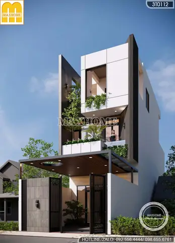 Mẫu Nhà Ống Ngang 5m