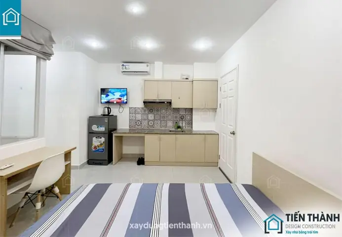 Mẫu Thiết Kế Phòng Trọ Không Gác Lửng