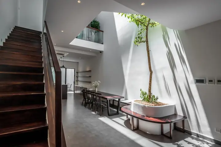 Giếng Trời Là Giải Pháp Khắc Phục Điểm Yếu Là Bí Bách Của Nhà Ống