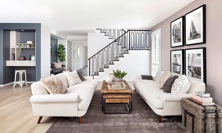 Thiết Kế Phòng Khách Nhà 2 Tầng