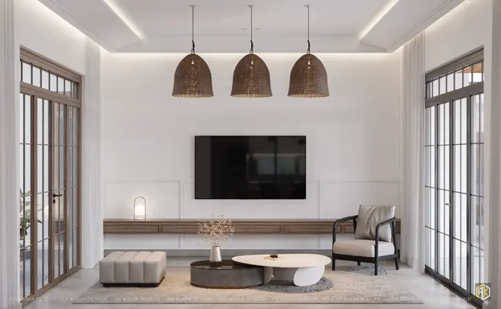 Mẫu Thiết Kế Nội Thất Nhà Ống 2 Tầng Tối Giản