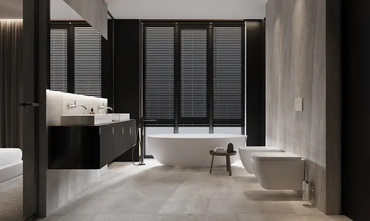 Thiết Kế Nội Thất Phòng Tắm Nhà Ống 2 Tầng - Mẫu 1