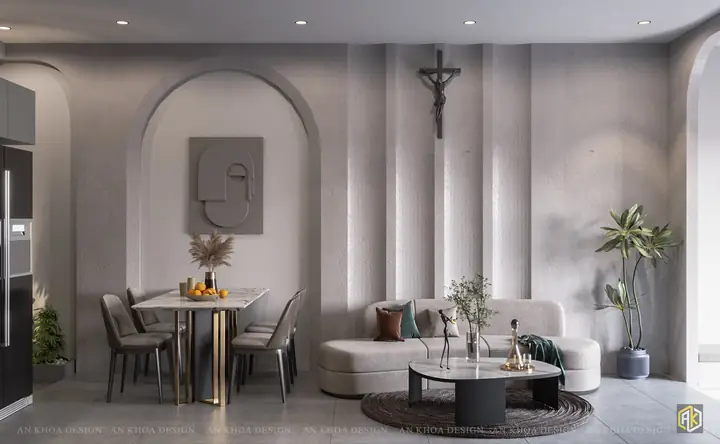 Với Nhà Ống 2 Tầng Thì Nội Thất Sẽ Được Tinh Giản Và Bố Trí Ít Nhất Có Thể Nhưng Vẫn Đảm Bảo Tính Tiện Nghi Cho Ngôi Nhà