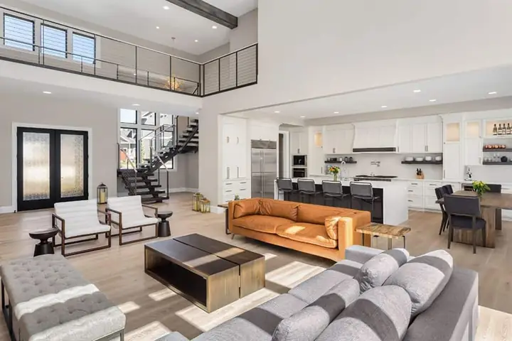 Thiết Kế Nội Thất Phòng Khách Nhà Ống 2 Tầng - Mẫu 2